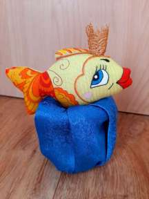 «Золотая рыбка», сказка  «Сказка о рыбаке и рыбке» (текстильная  игрушка)