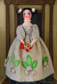 Кукла на чайник "Душечка", по одноименному рассказу А. П. Чехова