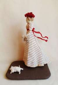 Кукла "Дама с собачкой", по одноименному рассказу А. П. Чехова